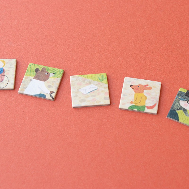 puzzle y juego de historias